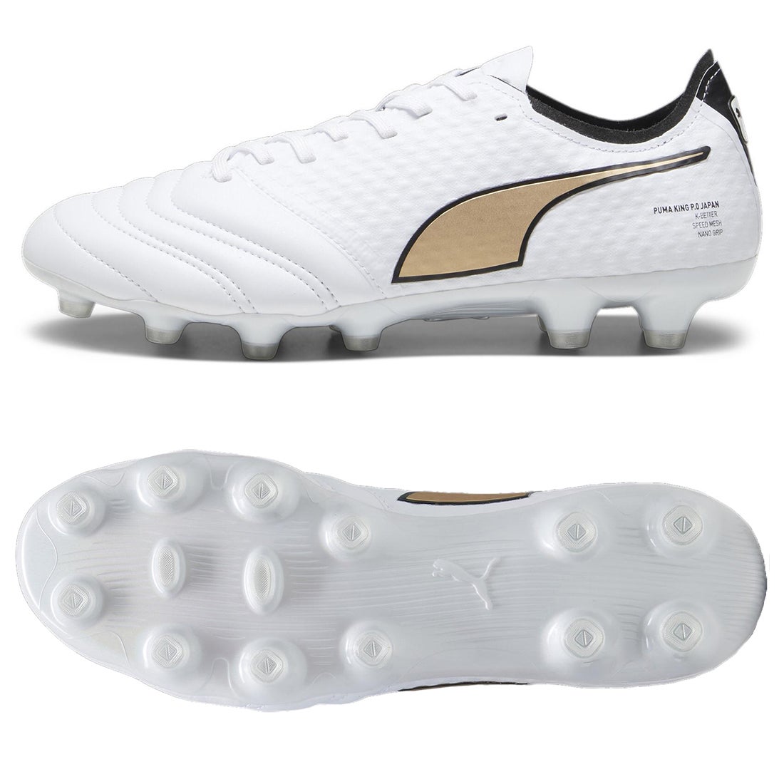 PUMA プーマ キング ミライ アルティメット KB HG(ホワイト×ゴールド