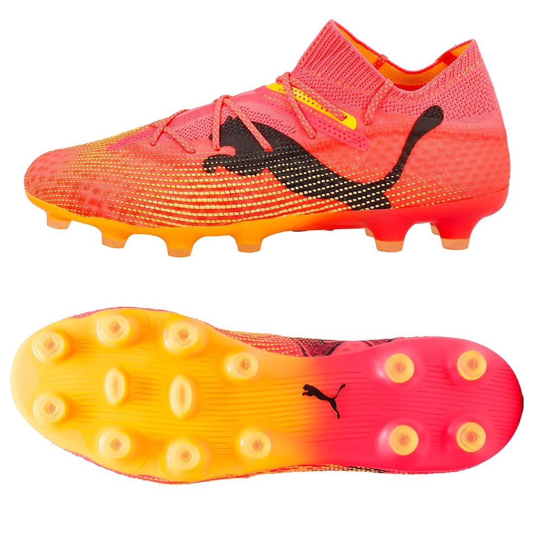 PUMA プーマ フューチャー 7 アルティメット HG/AG(レッド×オレンジ
