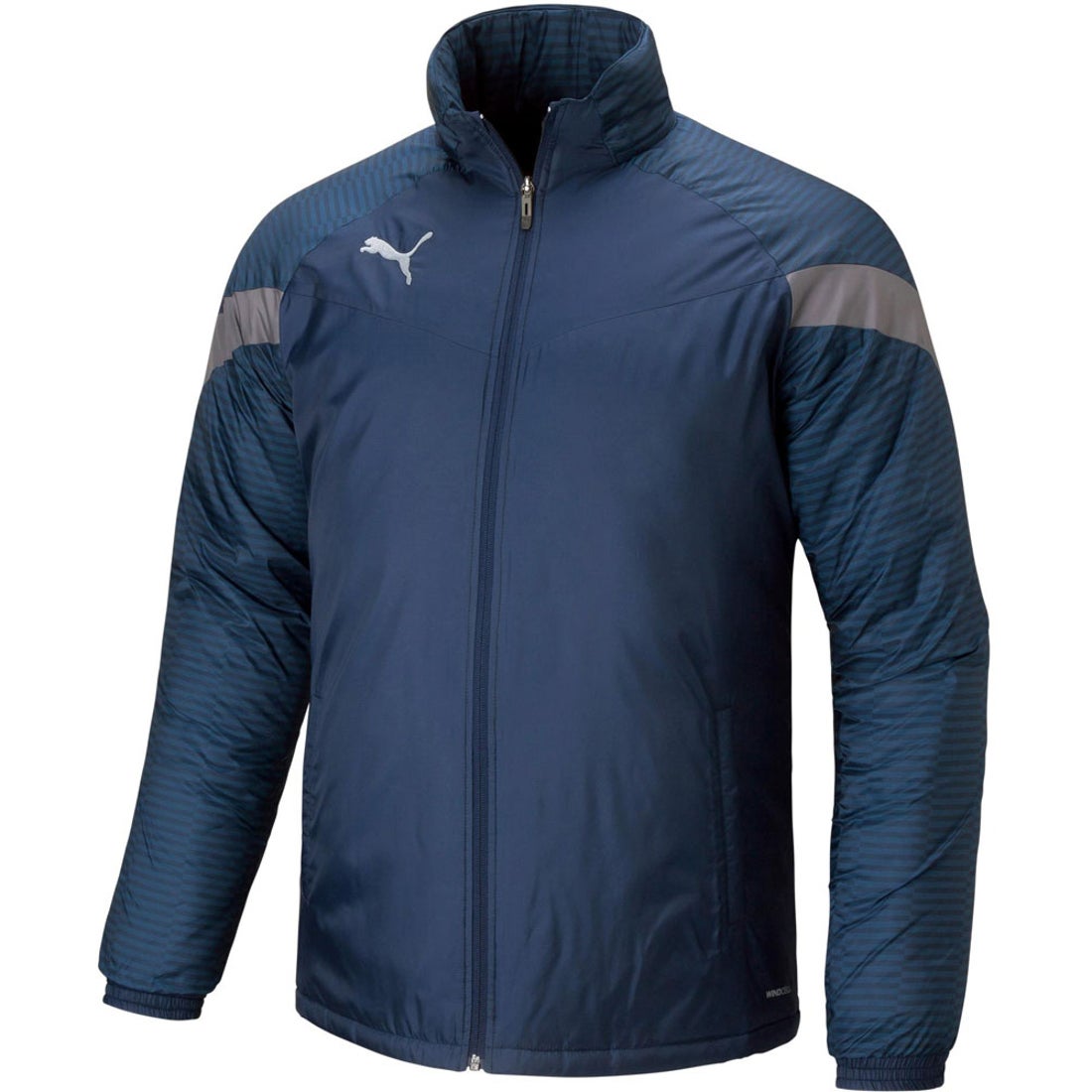 PUMA プーマ TEAMFINAL 中綿 ウーブンジャケット(ネイビー) 658188 06
