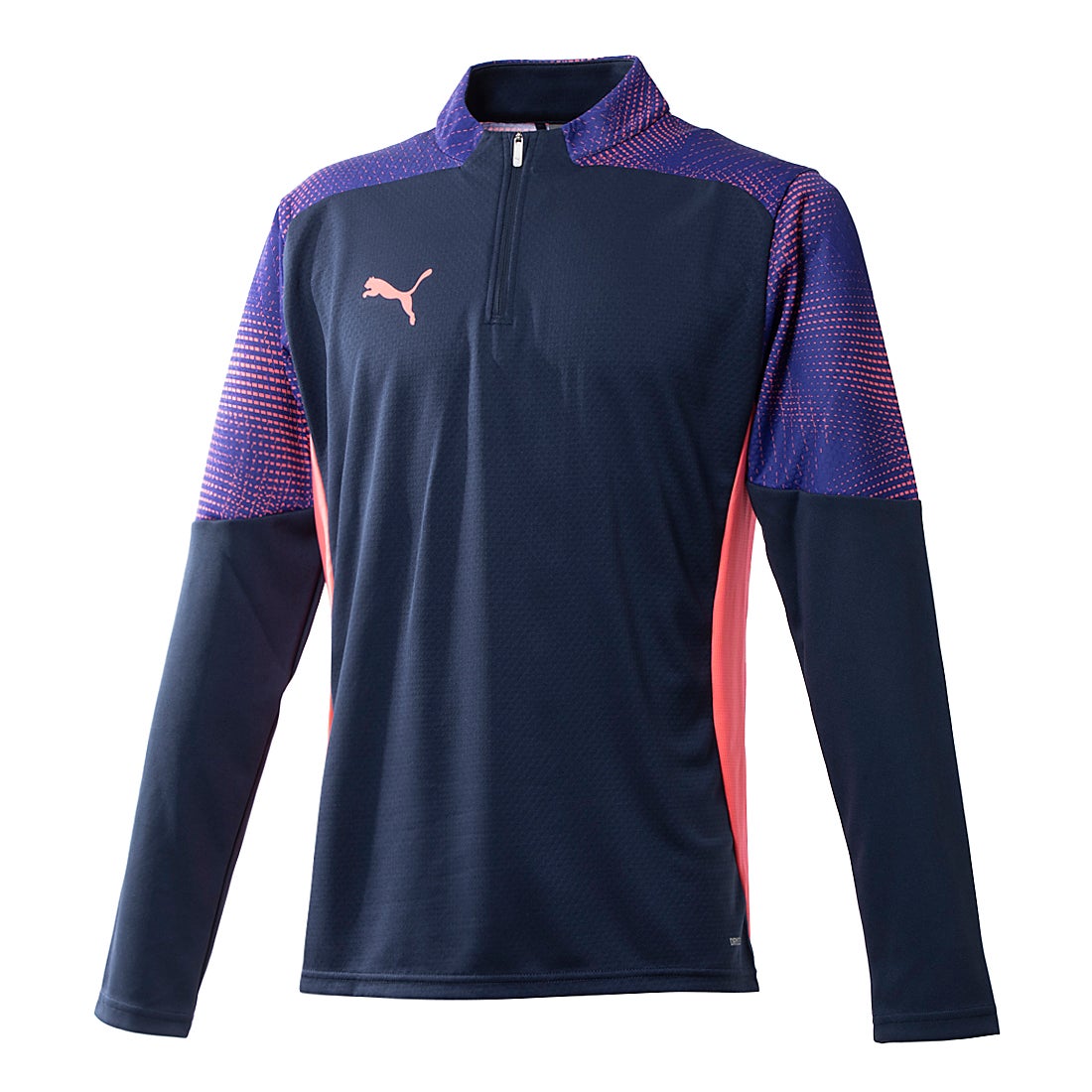 PUMA プーマ INDIVIDUALFINAL 1/4 ジップ トップ(ネイビー) 659853 01