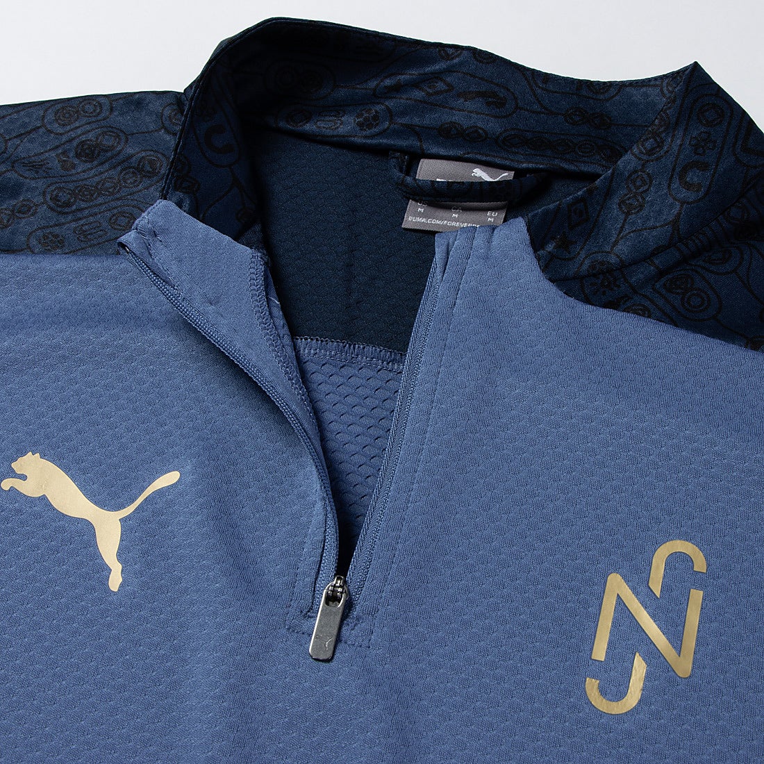 PUMA プーマ NEYMAR JR BNA 1/4 ジップトップ(ネイビー) 659695 10
