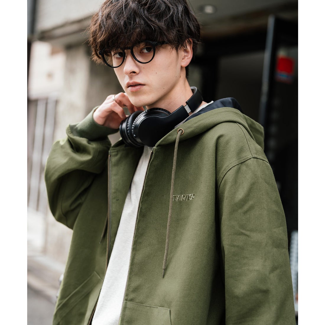 ロッキーモンロー Rocky Monroe フードジャケット フルジップ ブルゾン