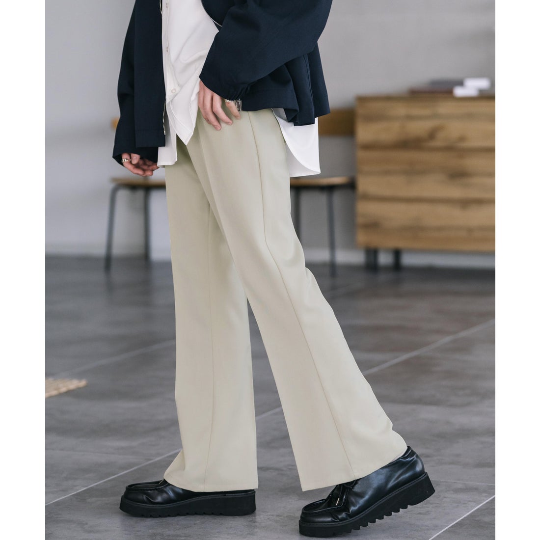 ロッキーモンロー Rocky Monroe フレアパンツ メンズ スラックス