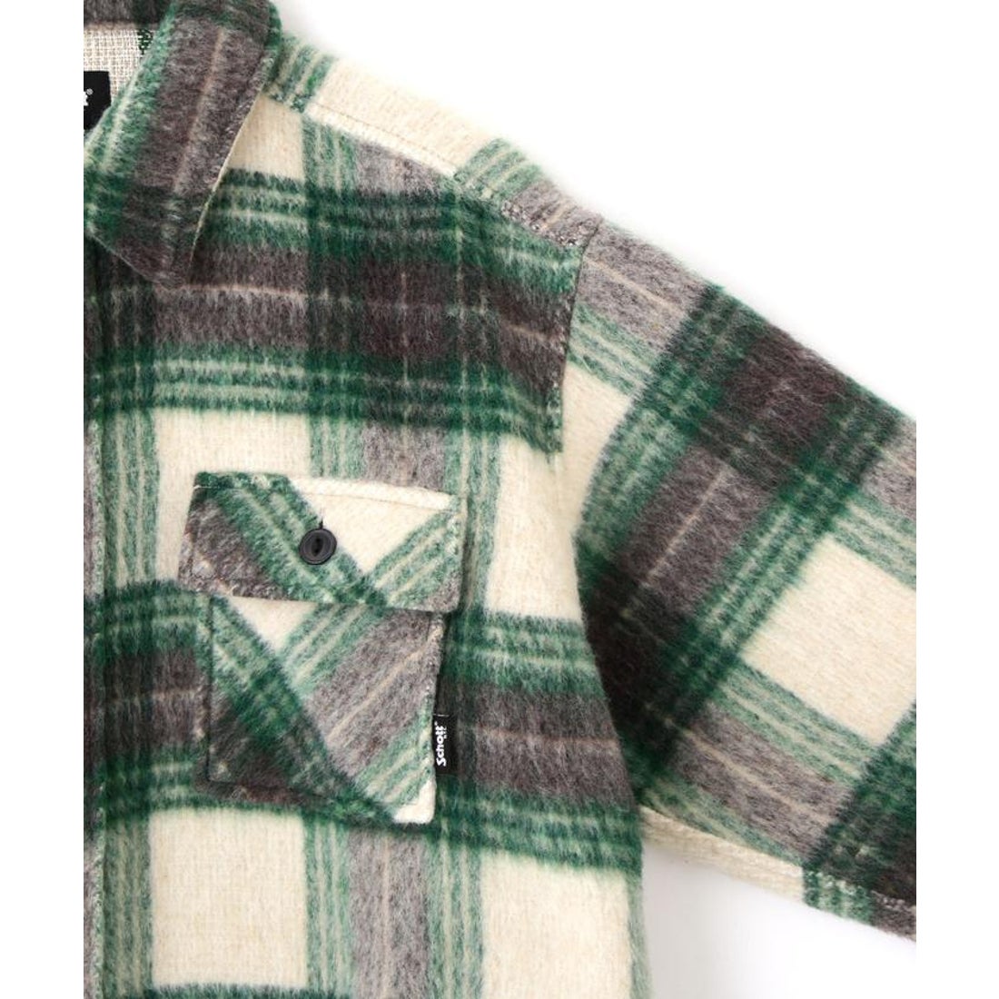 ショット Schott SHAGGY PLAID SHIRT/シャギー チェックシャツ