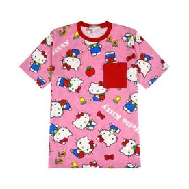 サンリオ Sanrio ハローキティ Tシャツ 総柄 半袖 サンリオ