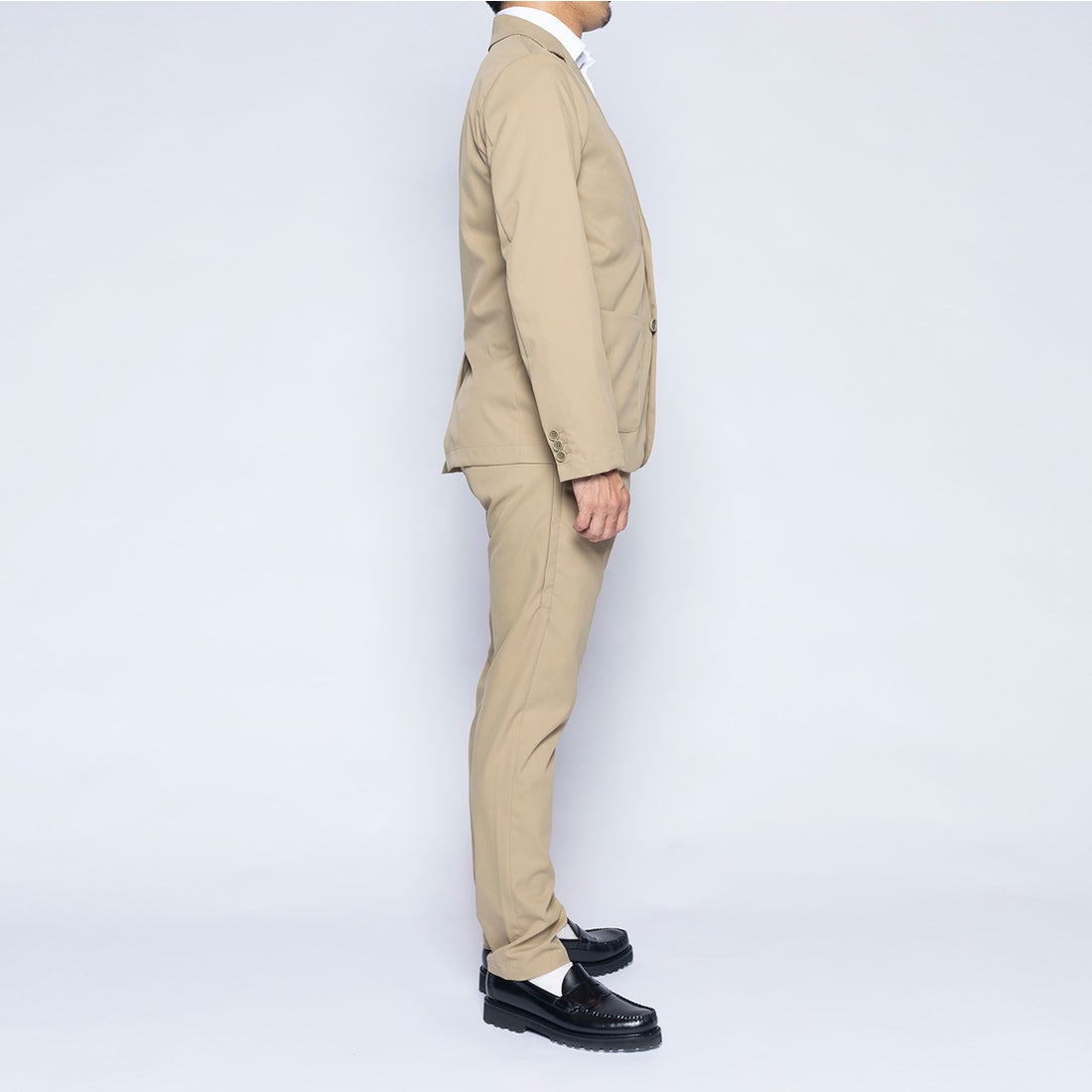 フルレングスストレートパンツ・センタープレスなし 【返品不可商品