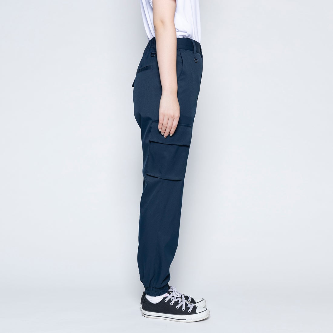ジョガーカーゴパンツ 【返品不可商品】 （ネイビー） -WWSワーク