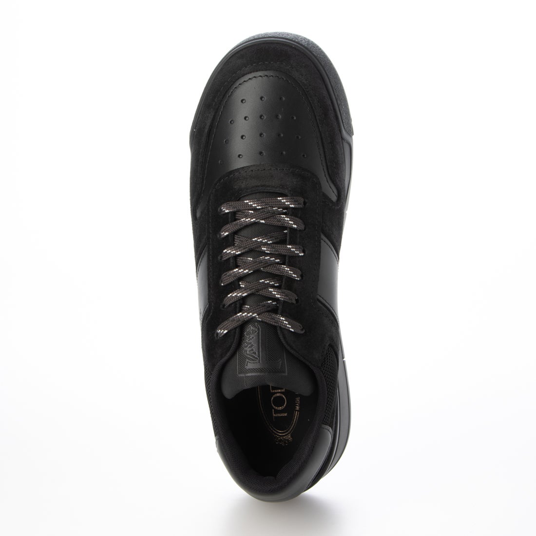 トッズ TOD'S スエード＆スムース レザー スニーカー （BLACK