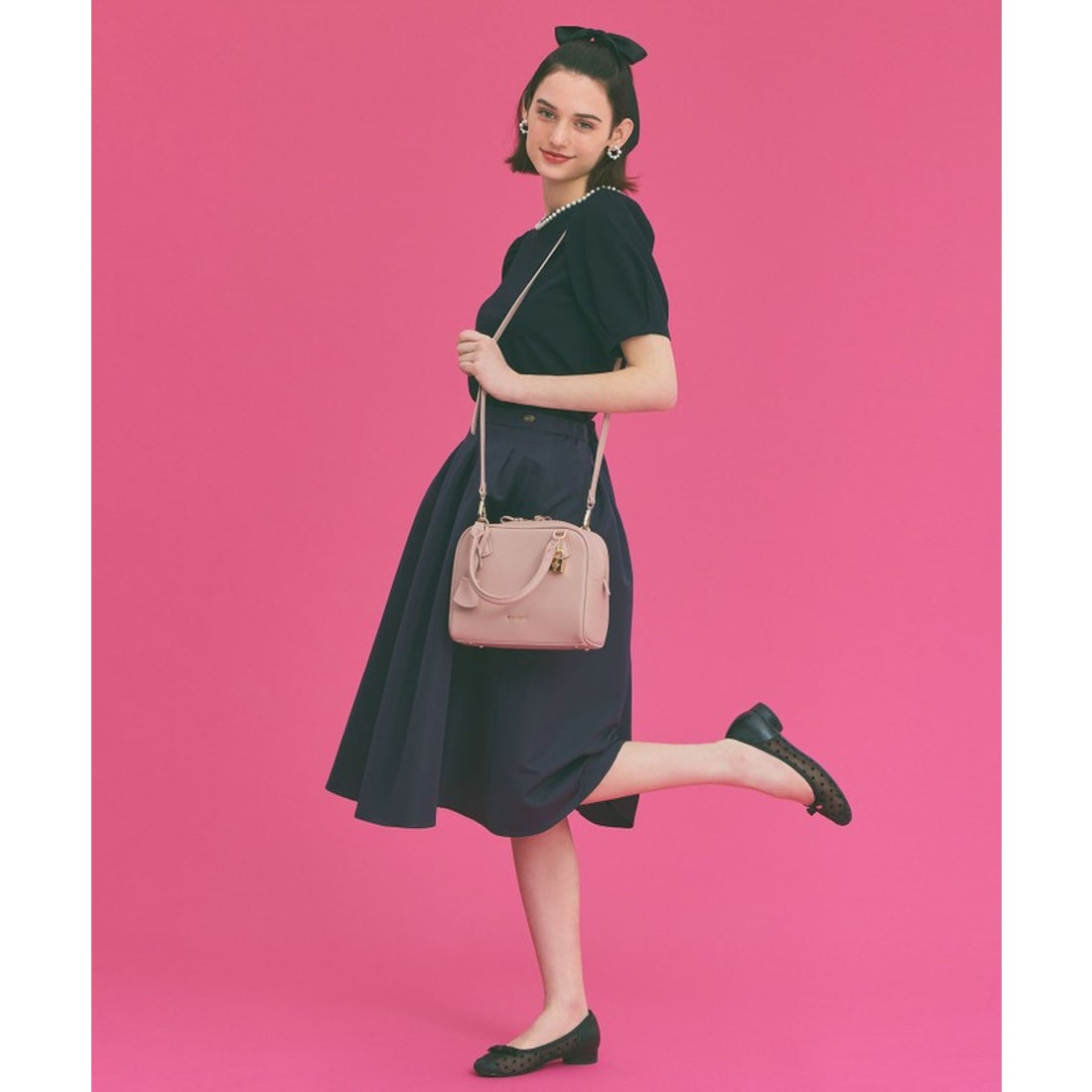 トッカ TOCCA HAPPY KEY MINI BOSTONBAG ミニ ボストンバッグ