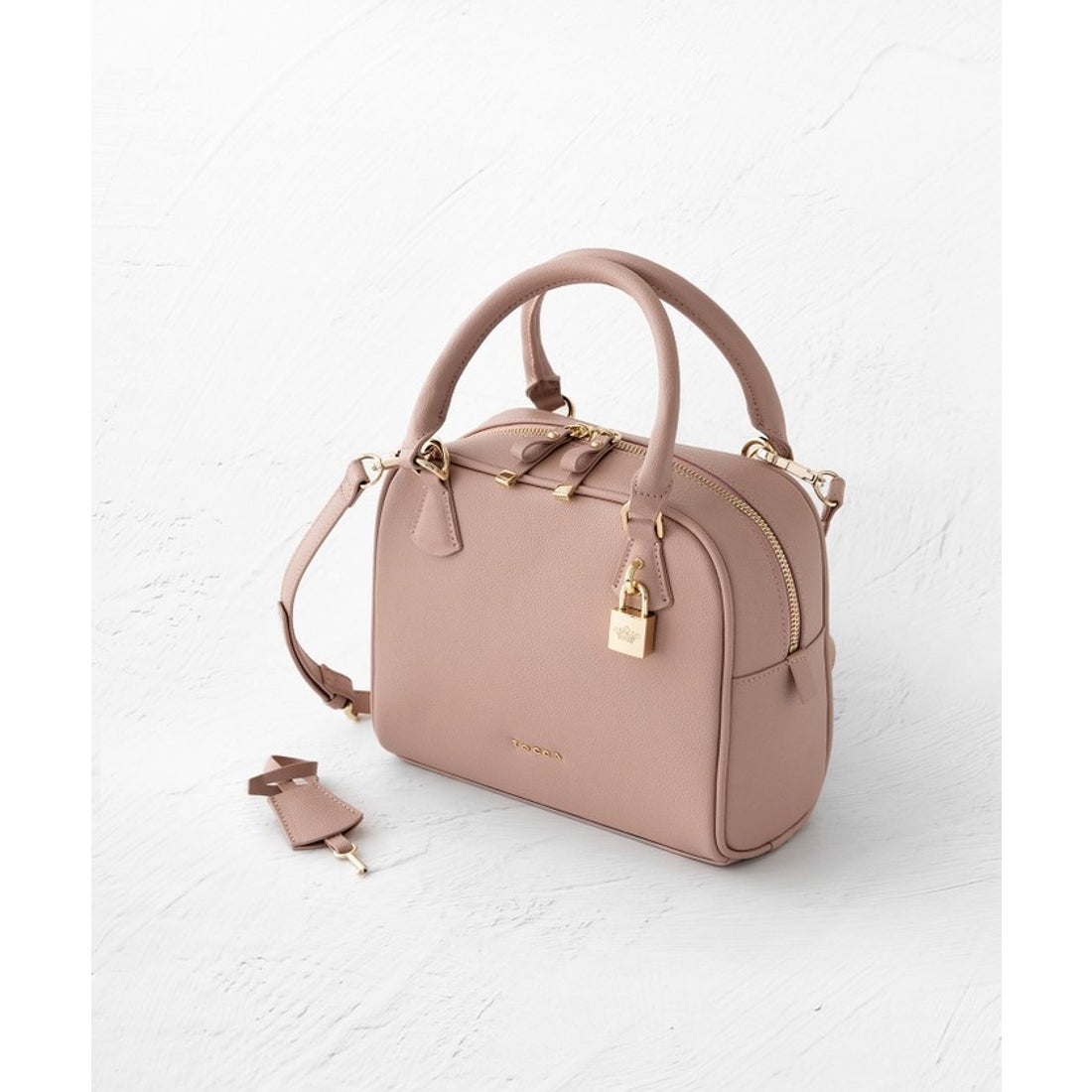 トッカ TOCCA HAPPY KEY MINI BOSTONBAG ミニ ボストンバッグ