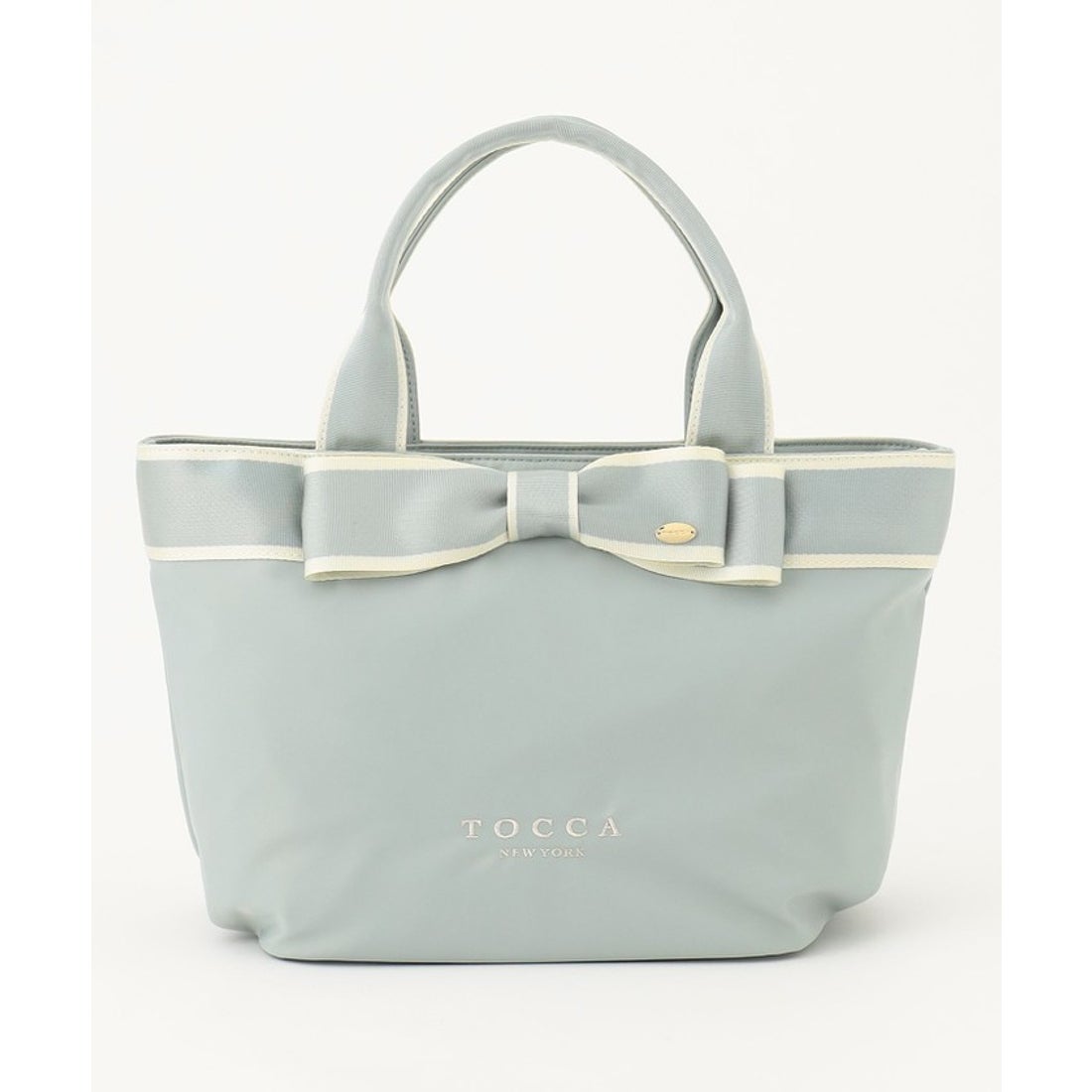 トッカ TOCCA 【撥水】BICOLOR RIBBON TOTE トートバッグ （ベージュ系