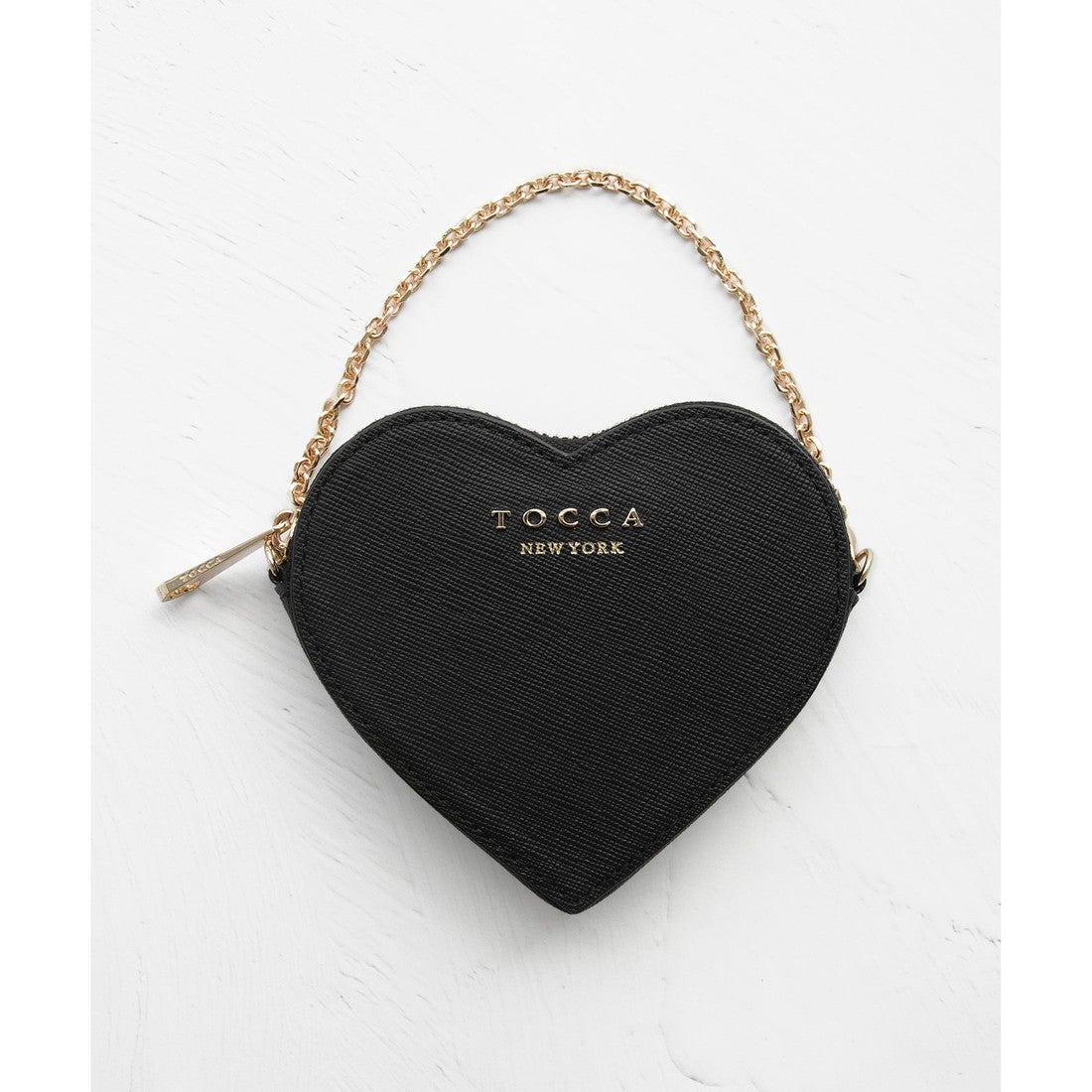 TOCCA WISH IN HEART CHARM POUCH チャームポーチ （ブラック系） -靴
