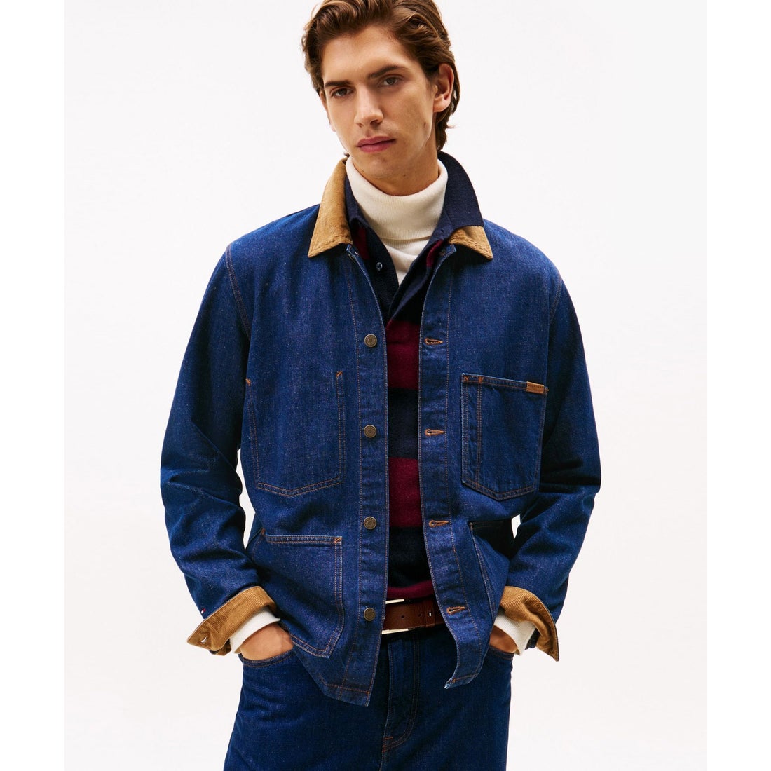 トミー ヒルフィガー TOMMY HILFIGER インディゴチョアジャケット