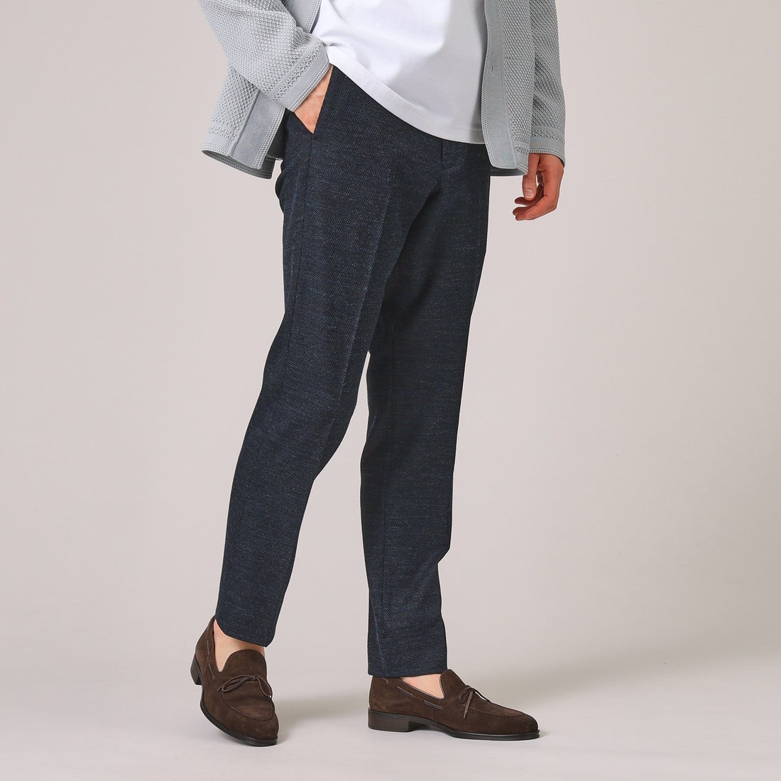 新品【TAKEO KIKUCHI】シェットランドウール パンツ アウトレット