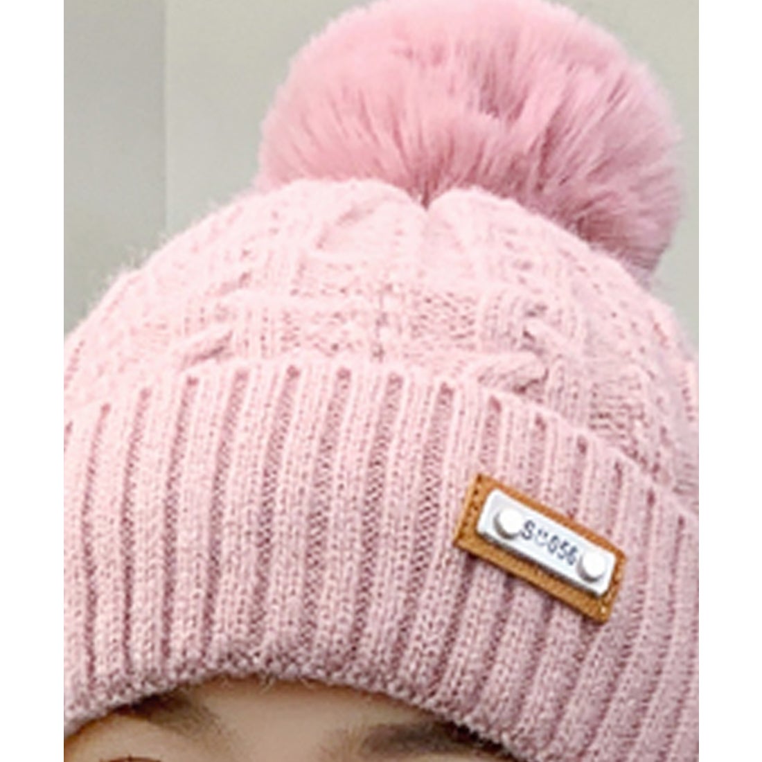 テディショップ Teddyshop レディース プードルウール風耳当てボンボン