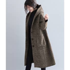 テディショップ Teddyshop レディース フード付きグレンチェックノー