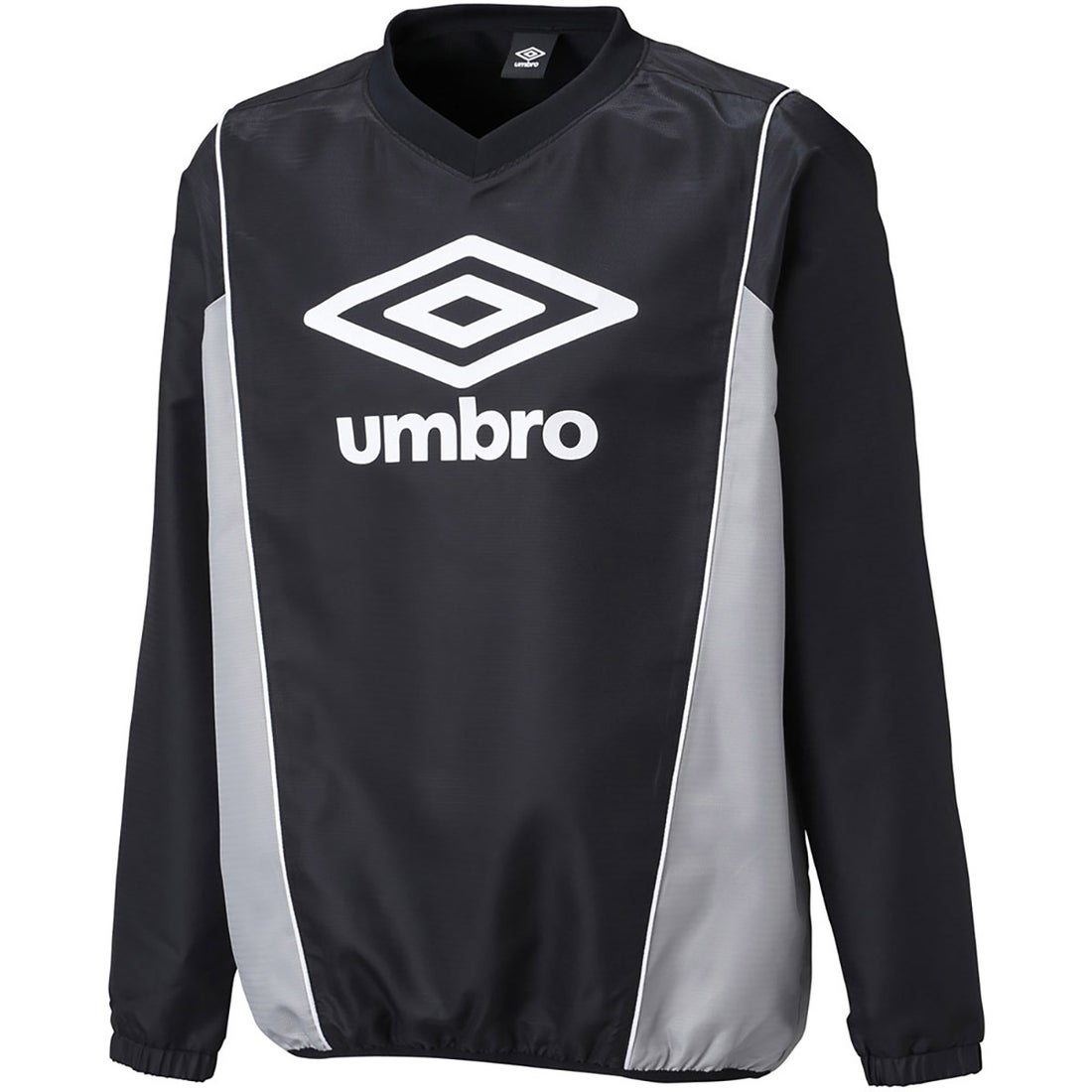 umbro アンブロ ウインドアップピステトップ(ブラック×シルバー