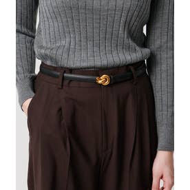 UNITED ARROWS ノット バックル ベルト （BLACK） -ファッション通販