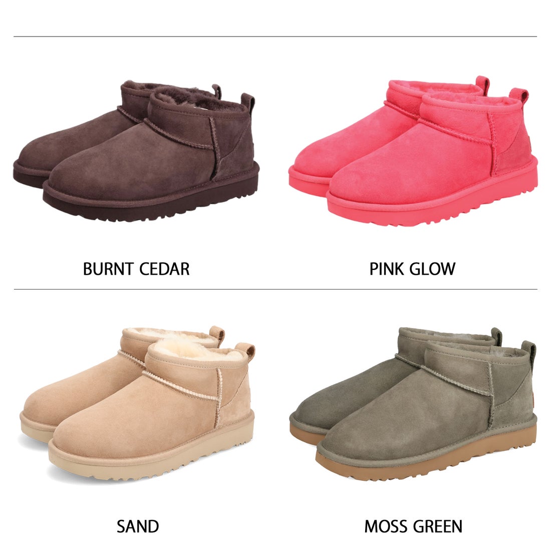 UGG アグ ムートンブーツ クラシック ウルトラ ミニ レディース シープ
