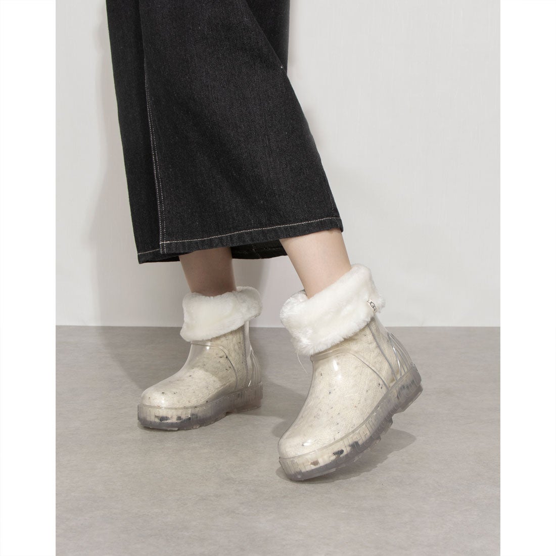 アグ UGG DRIZLITA CLEAR レインブーツ （ナチュラル） -waja bazar