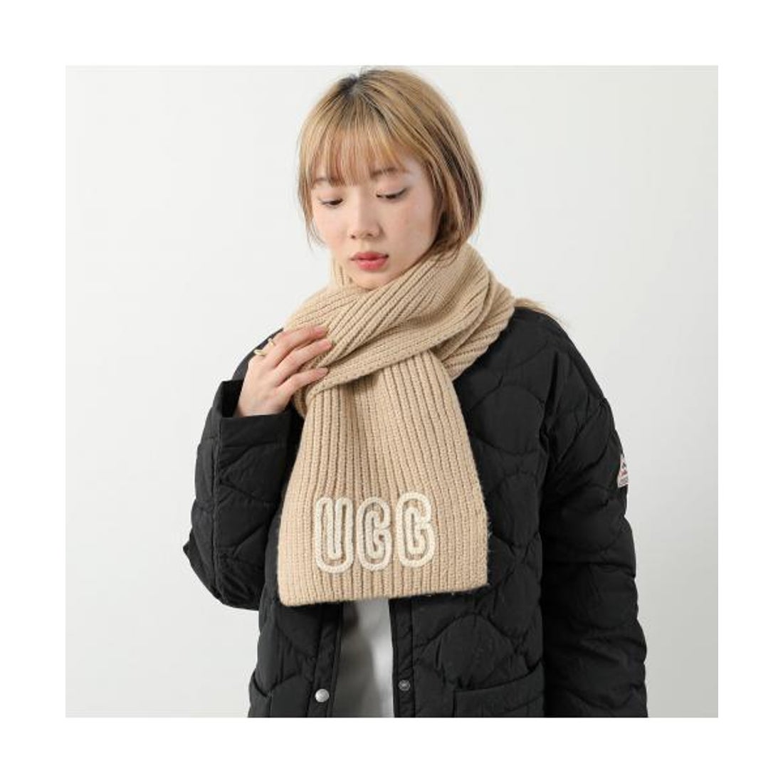 アグ UGG UGG マフラー W CHUNKY CRAFTED RIB SCARF 102787 （WPPP