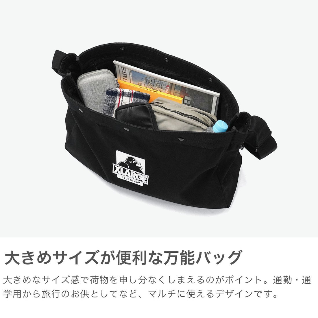 エクストララージ XLARGE ショルダーバッグ メンズ レディース A4 B4