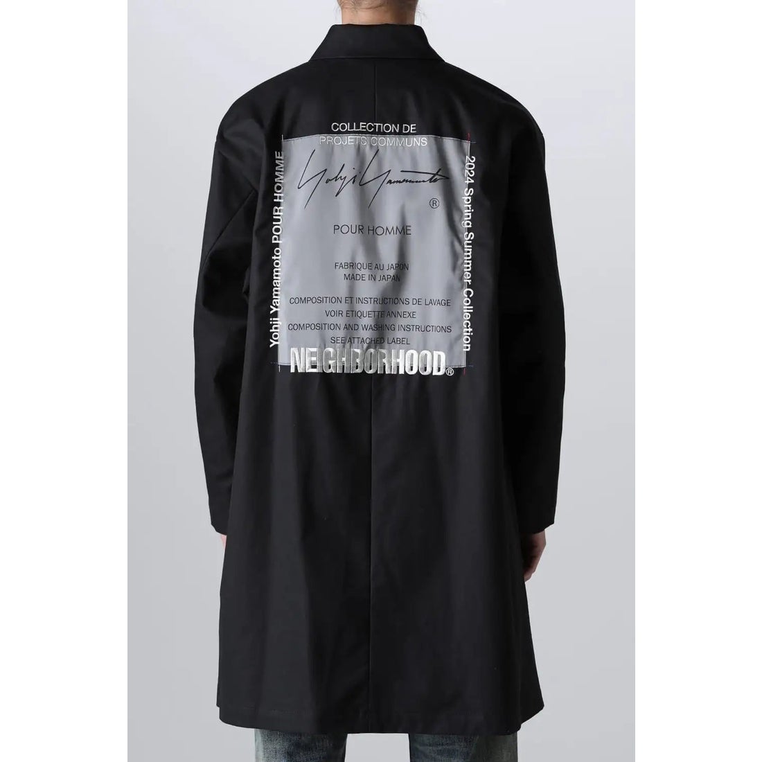 Yohji Yamamoto POUR HOMME Yohji Yamamoto×NEIGHBORHOOD Coat （Black