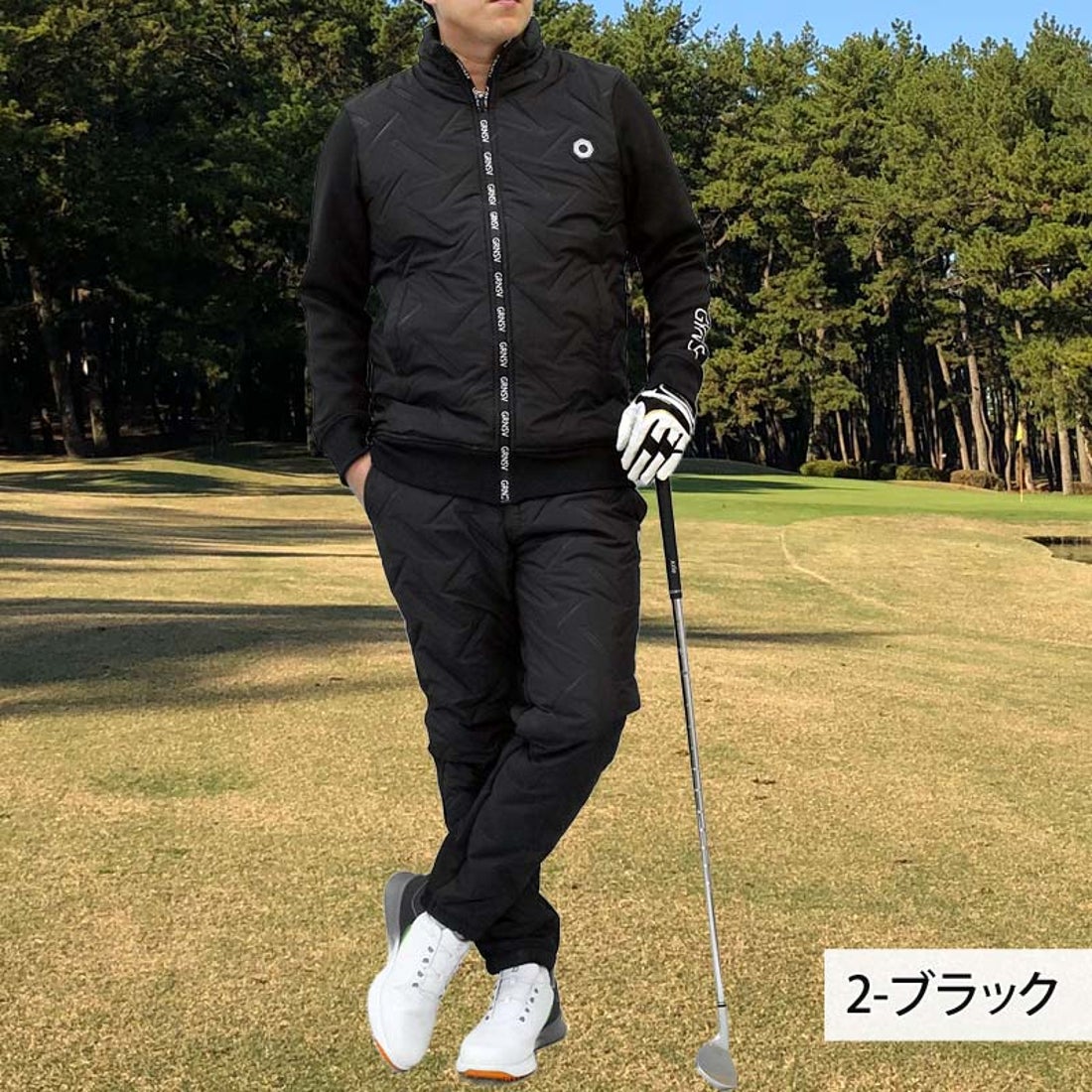 トップイズム TopIsm ゴルフ 中綿上下セットアップ メンズ ゴルフ