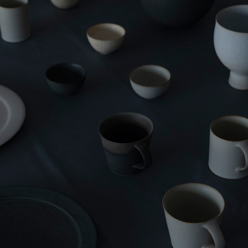 安藤由香 8寸リム皿（ブルー） – SENN