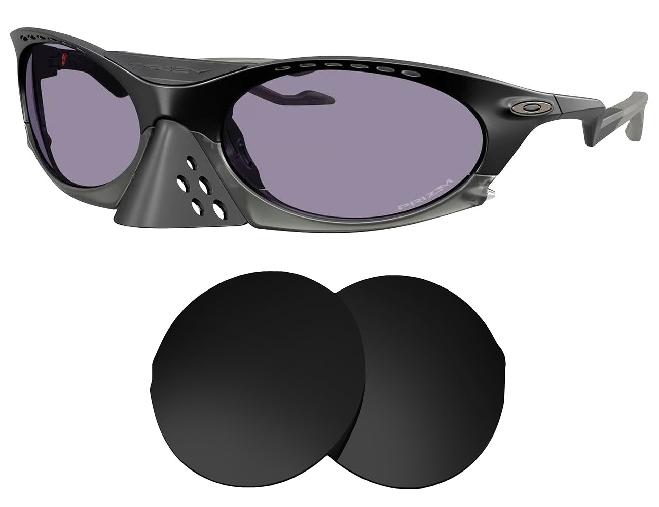 Oakley Plantaris (63mm) Replacement Lenses by Seek Optics - Polarized