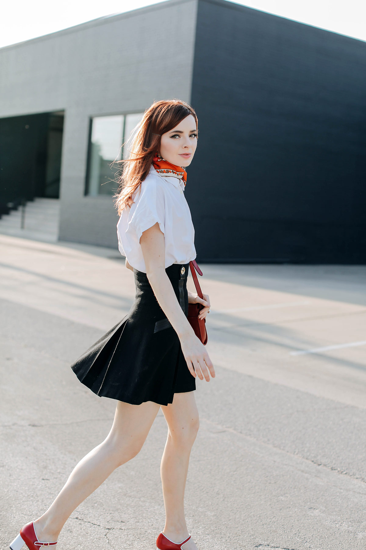 Mod Mary Janes and a Flippy Mini - Sea of Shoes