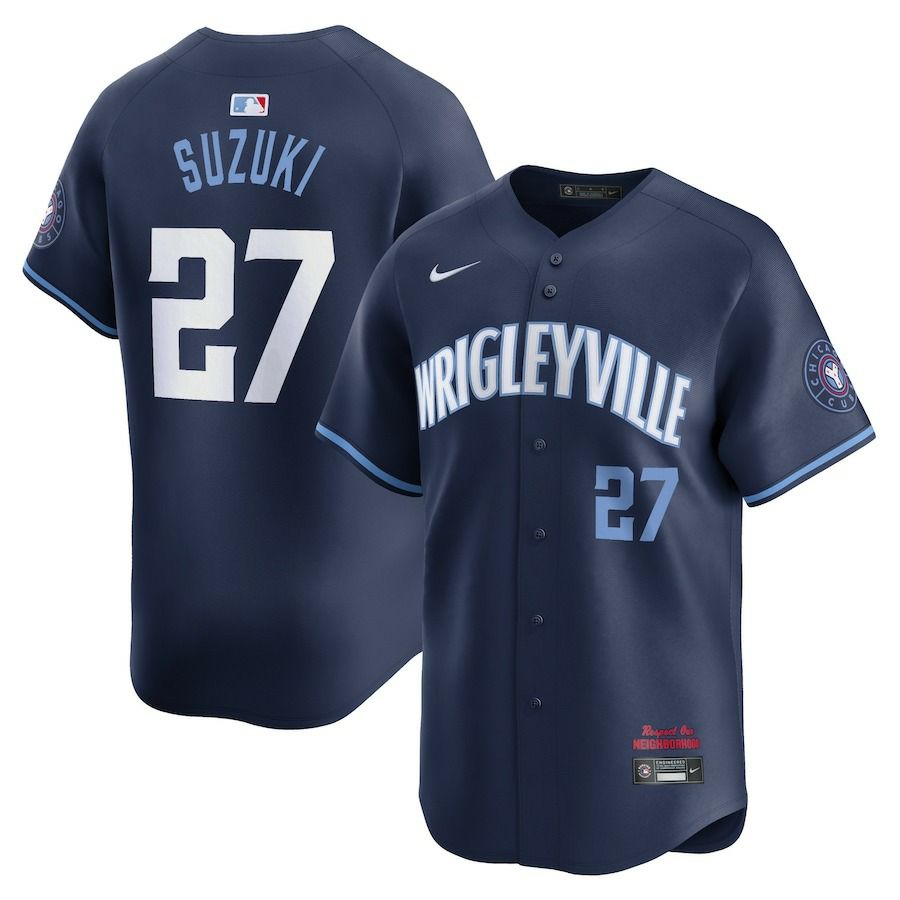 MLB 鈴木誠也 カブス ユニフォーム シティーコネクト リミテッド