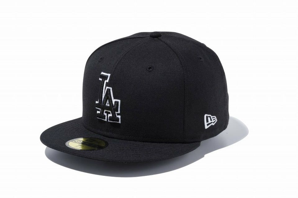 MLB ドジャース キャップ 59Fifty Black Black Swift Cap ニューエラ