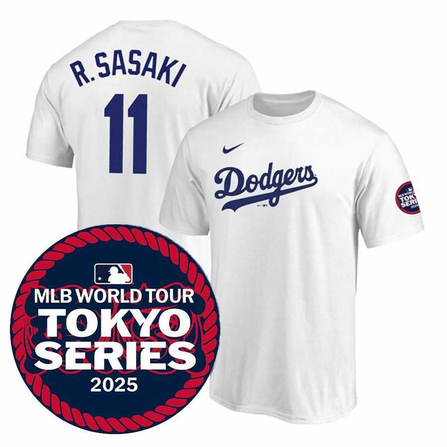 MLB 佐々木朗希 ドジャース ユニフォーム Replica Player Jersey