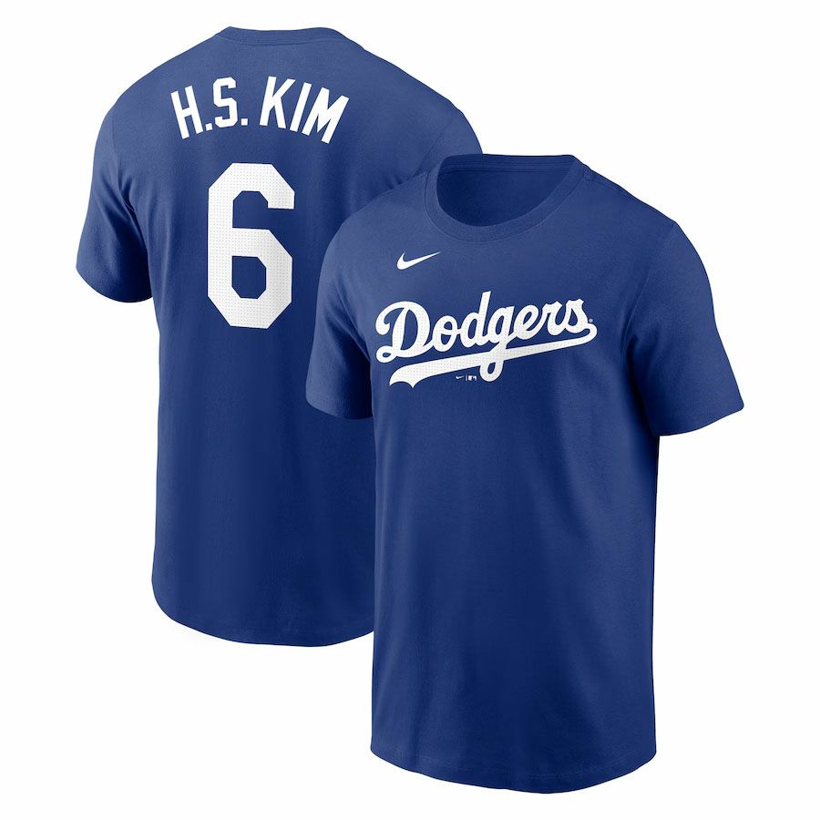 MLB キケ・ヘルナンデス ドジャース Tシャツ ネーム＆ナンバー