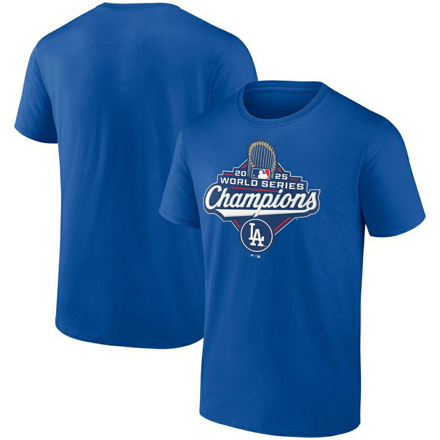 ドジャース公式2025ワールドシリーズ優勝記念Tシャツ XL (女性Mサイズ
