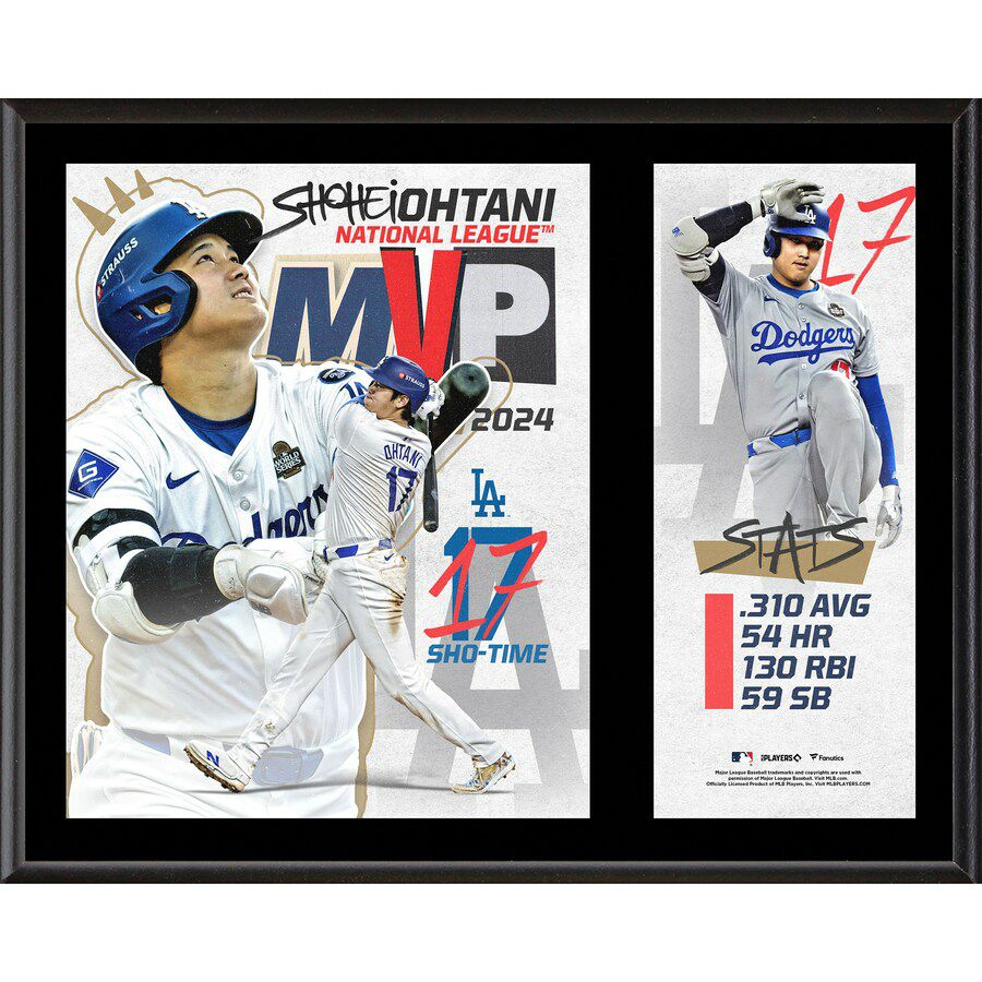 MLB 大谷翔平 ドジャース フォトフレーム 12 x 15 2024 ナ・リーグMVP