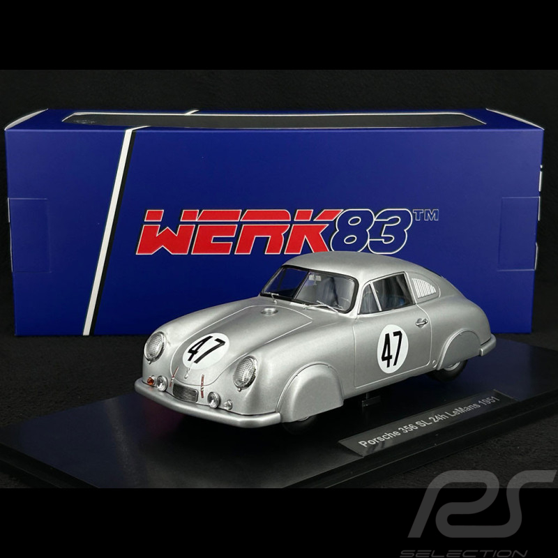 Porsche 356 SL n° 47 24h Le Mans 1951 1/18 Werk83 W18009002