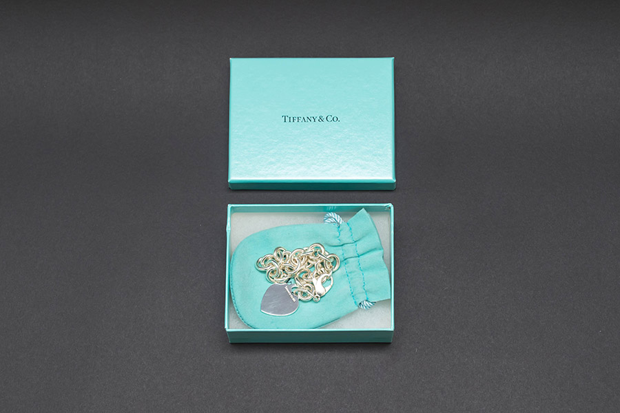 ティファニー ハート タグ チャーム ブレスレット（スターリング