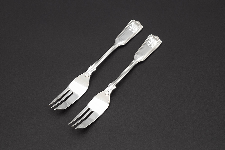 マッピン＆ウェッブ フィドルスレッド＆シェル ケーキフォーク