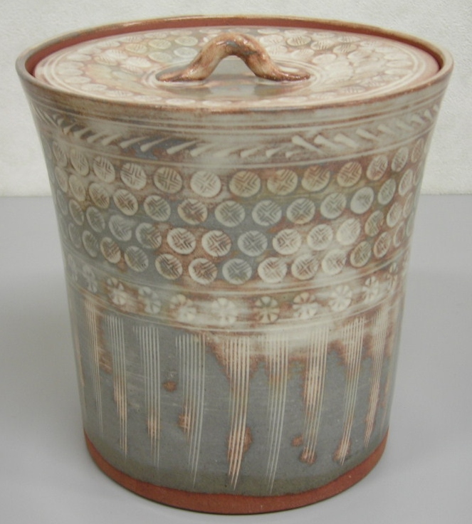 水玉模様 水指 茶道具 P977 水指 『玉欽造』『金彩梅絵』『一重