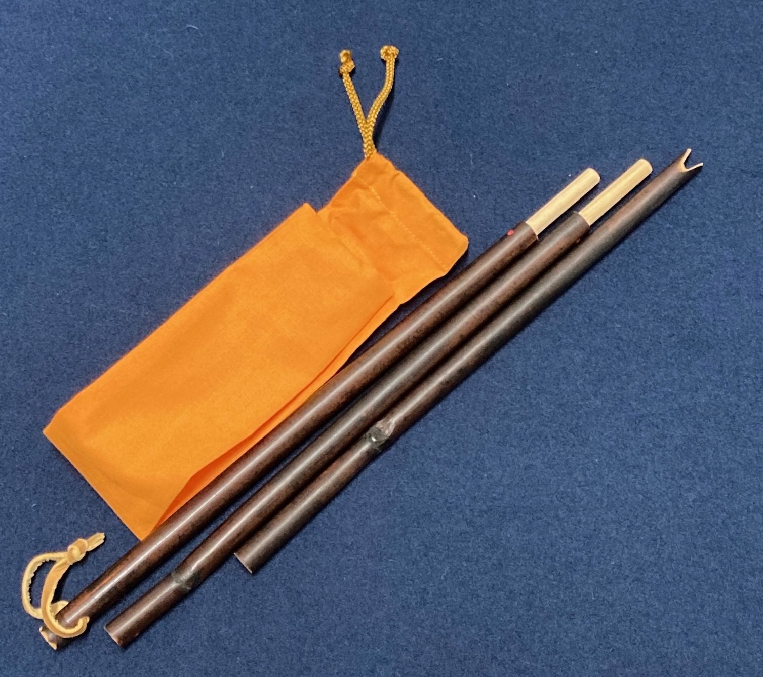 矢筈 掛け軸用 まとめ売り7点セット 古道具 竹 やはず インテリア 中古