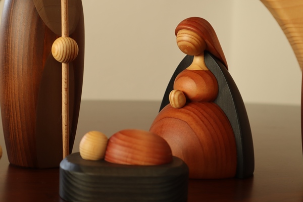 聖誕セット3人(大) – ドイツ・ザイフェンの木のおもちゃ seiffen