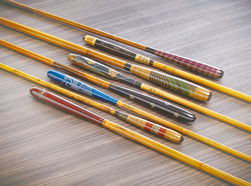 ヘラ竿 絆 硬調 十二 竿袋付き