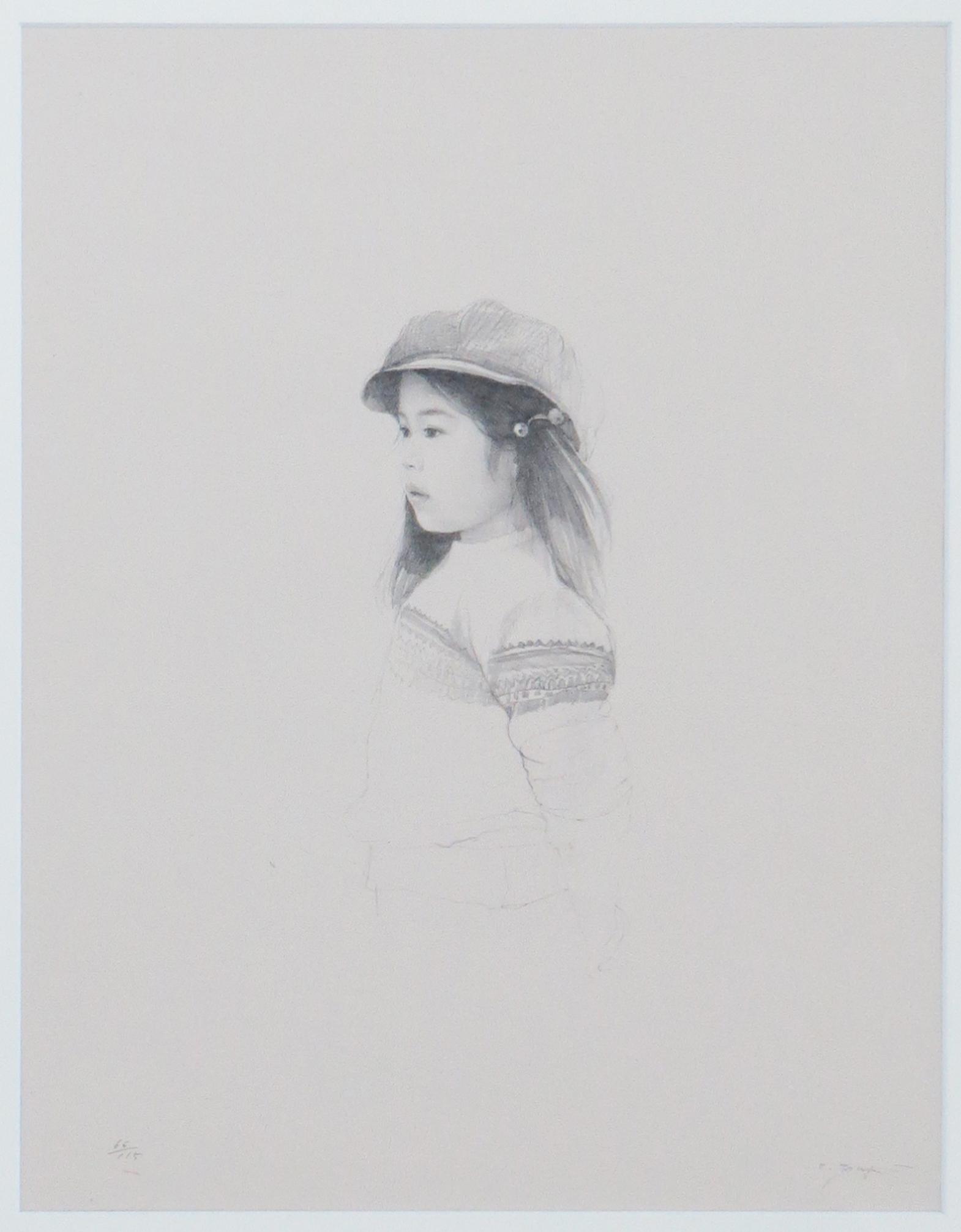 藤井勉 陶板画 ロットナンバー 13/100 藤井勉 陶板画 ロットナンバー