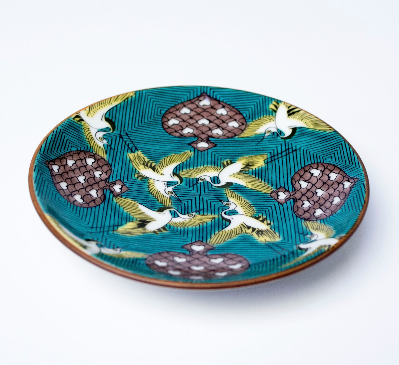 名品豆皿 古九谷青手鶴かるた文 MC-03 – SEIKOU ONLINE