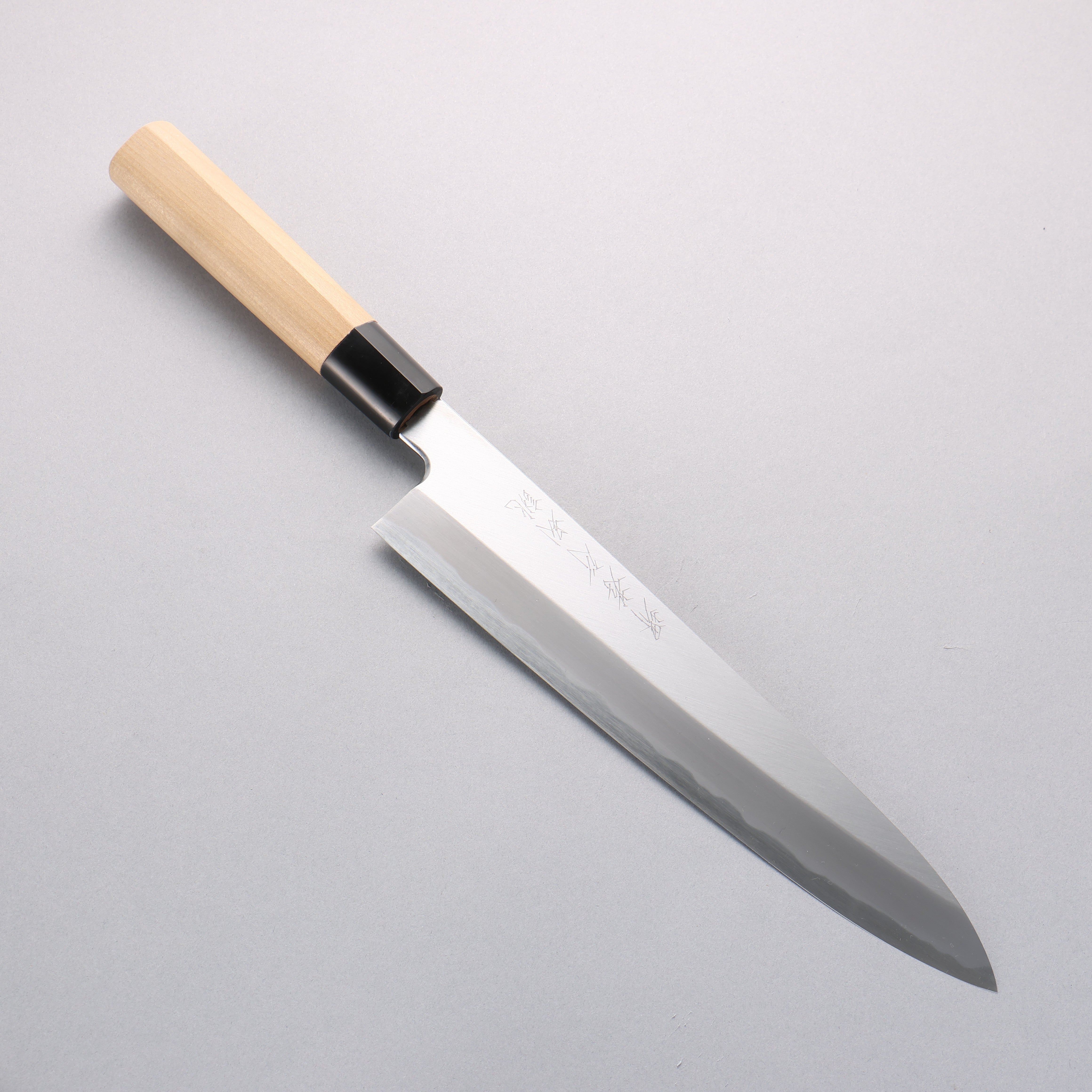 堺 孝行 特上 白ニ鋼 牛刀包丁 270mm 朴柄 – 清助刃物 Japan