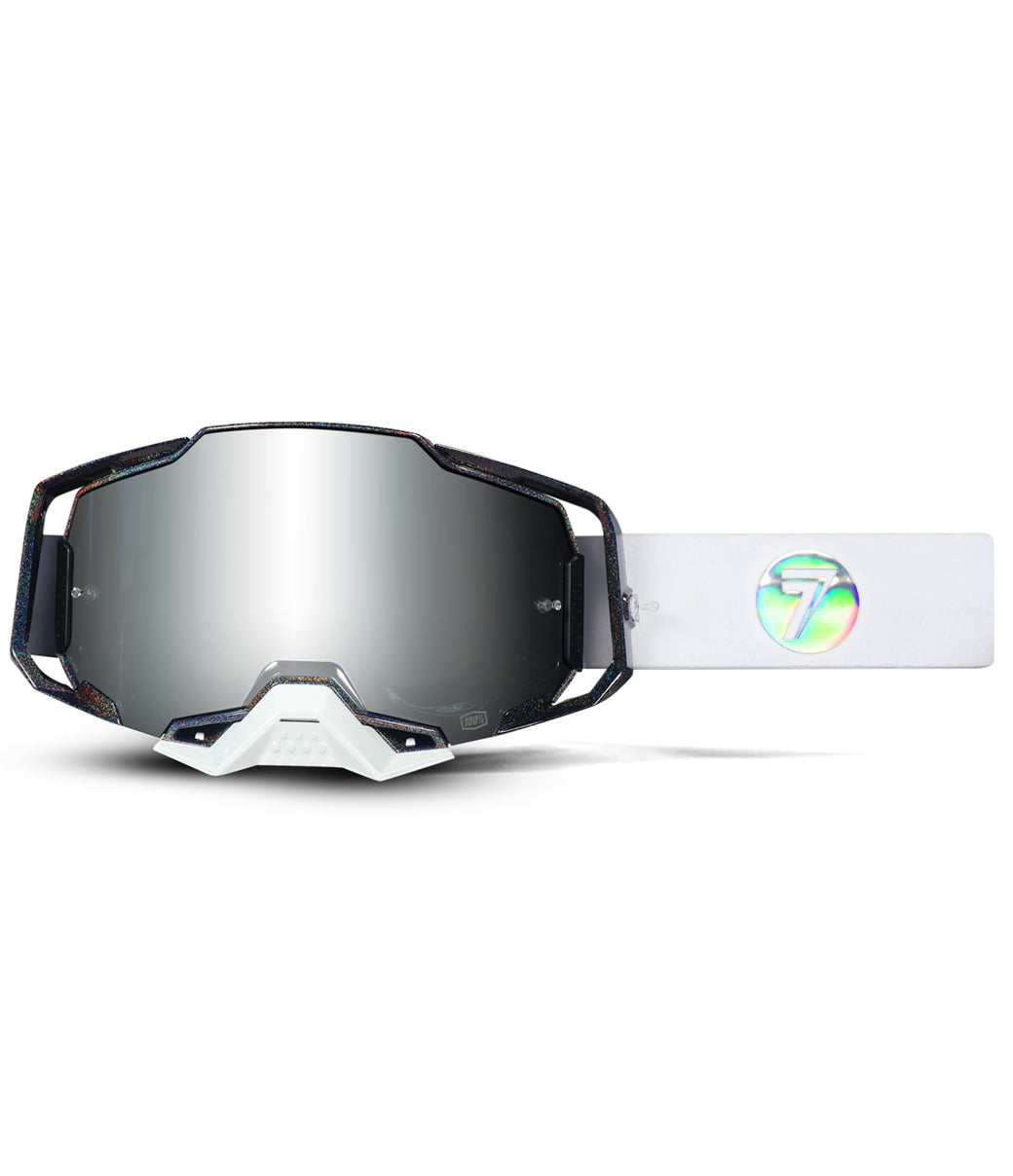 ARMEGA HOLOWAVE GOGGLE BLACK/WHITE OSFM – Seven MX