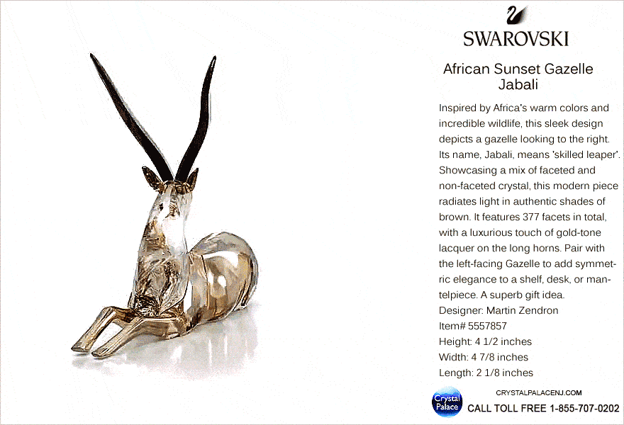 5557857 Swarovski African Sunset Gazelle Jabali