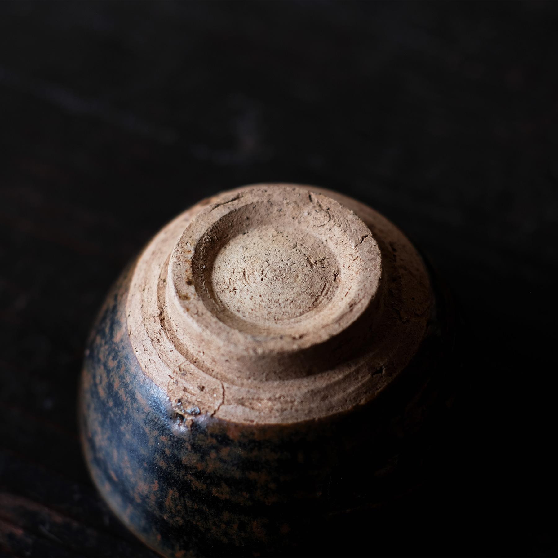 古瀬戸 鉄釉 盃 江戸初期 古美濃 壺屋焼 古常滑 渥美 酒器 小皿 古民芸